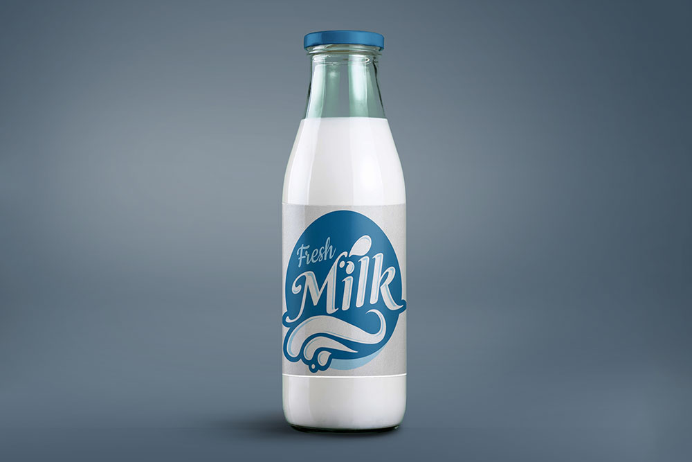 Two plastic dropper bottle mockup. 50 Best Milk Bottle Mockup Templates Free Premium
