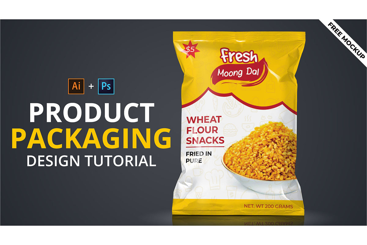 It is your own responsibility to check the license of the files you're using. Product Packaging Design Tutorial In Illustrator Free Foil Pack Packaging Mockup Psd Download Illustrator 3d Packaging Design Maxpoint Hridoy Graphic Design Tutorial Learn More Earn More