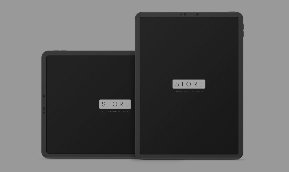 A collection of four mockups showing an apple ipad pro in different colors and clay styles. Free Ipad Pro Mockups For 2020 Psd Sketch December 2021 Ux Planet