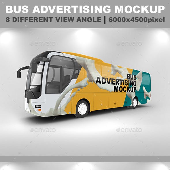 ✓ free for commercial use ✓ high quality images. 160 Best Bus Mockup Templates Free Premium