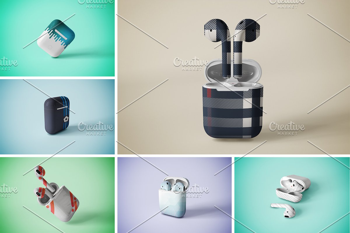 Just take them out form the airpod box and they will connect . 15 Best Airpods Mockup Templates Graphic Design Resources