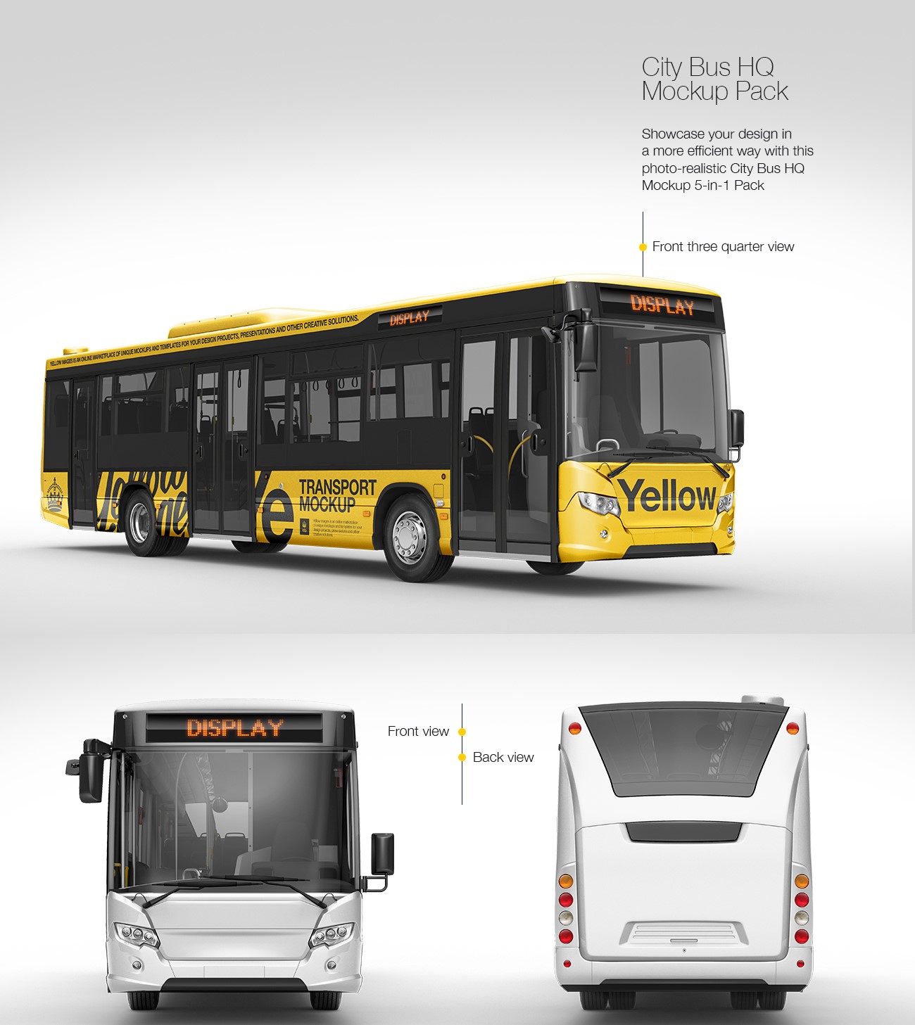Picture Here you will find a variety of bus ad . 160 Best Bus Mockup Templates Free Premium
