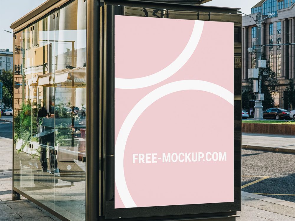 32+ Download Bus Stop Advertising Mockup&nbsp;PSD