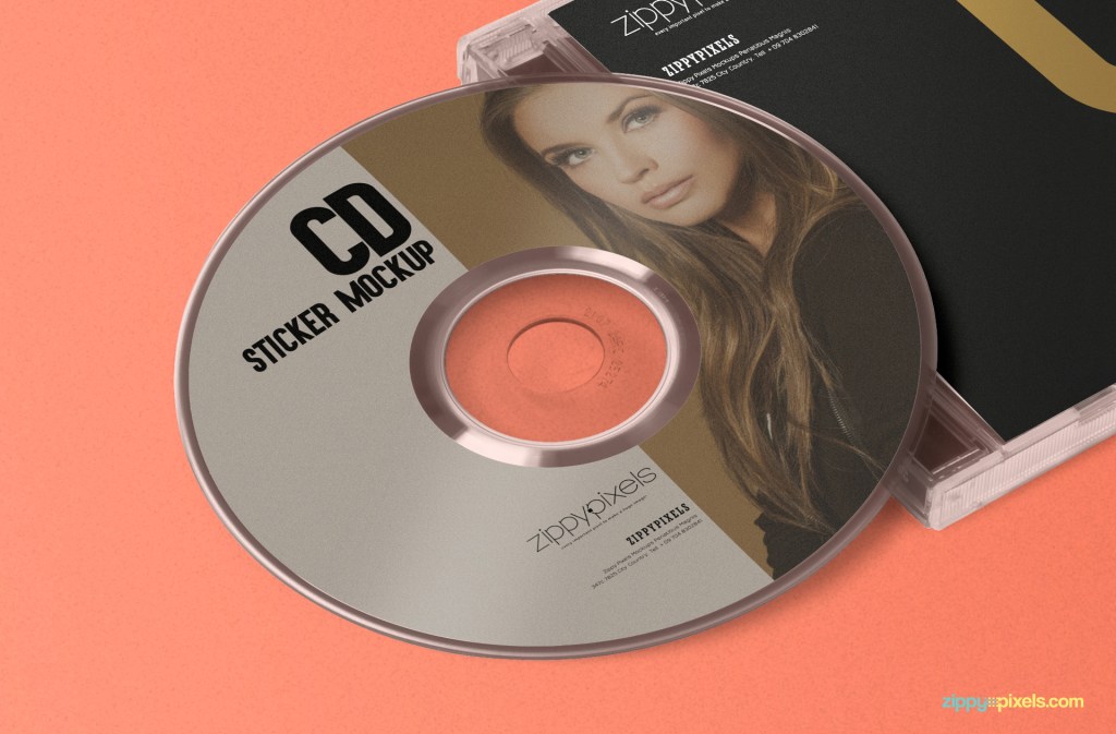 43+ Download Cd Cover Mockup Psd Free&nbsp;PSD