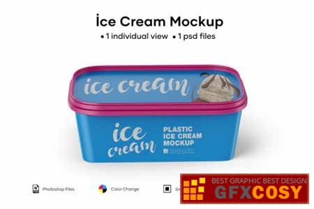 23+ Download Ice Cream Box Mockup Psd Free&nbsp;PSD