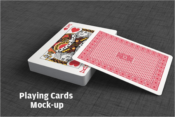 32+ Download Playing Card Design Mockup Psd&nbsp;PSD