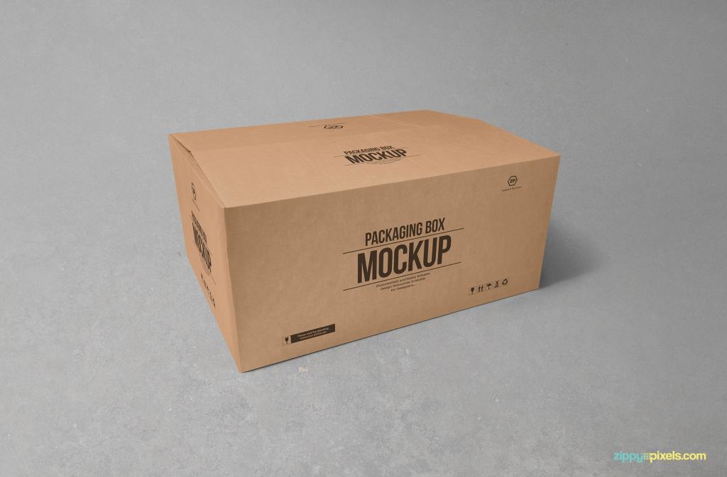 13+ Download Cardboard Box Mockup Free Psd&nbsp;PSD