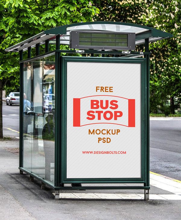 10+ Download Bus Shelter Mockup Psd&nbsp;PSD