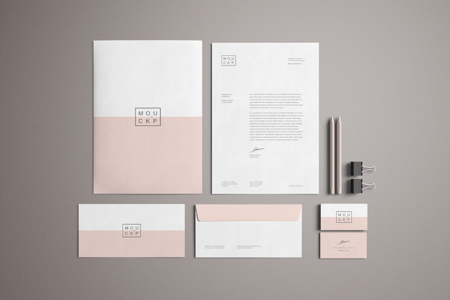 12+ Download Stationery Branding Mockup Free&nbsp;PSD