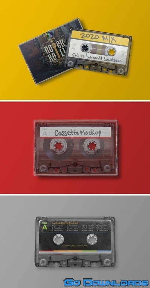 13+ Download Cassette Tape Mockup Psd&nbsp;PSD