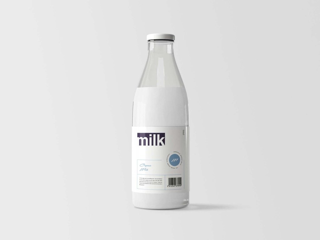 15+ Download Milk Bottle Mockup Free&nbsp;PSD