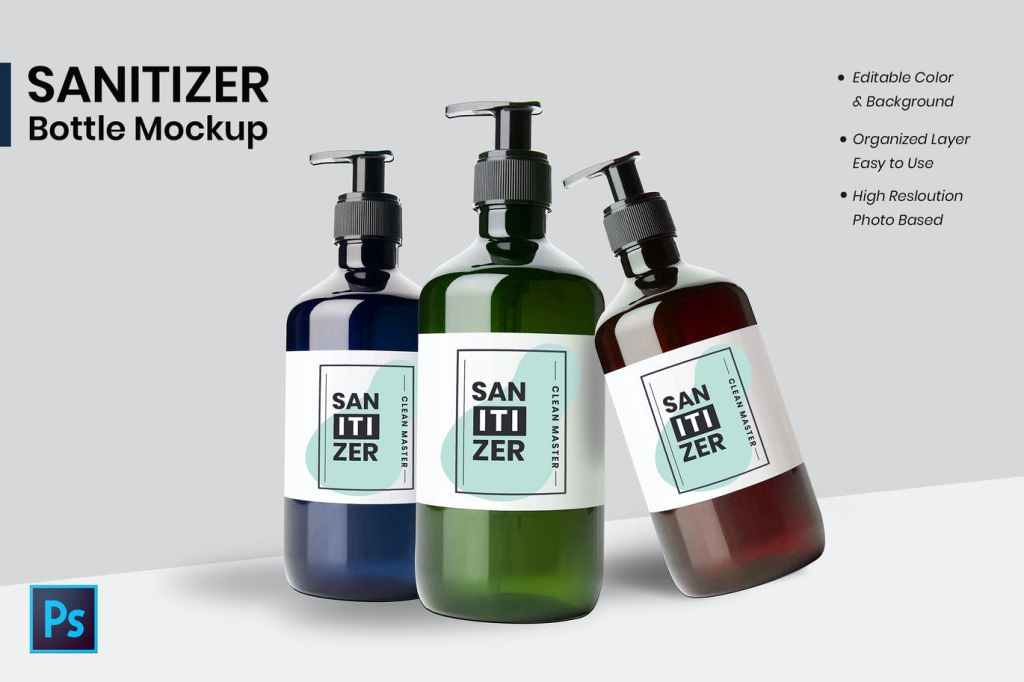 24+ Download Mouthwash Bottle Mockup Free&nbsp;PSD