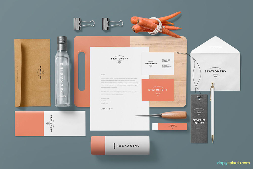 18+ Download Free Mockup For Branding&nbsp;PSD