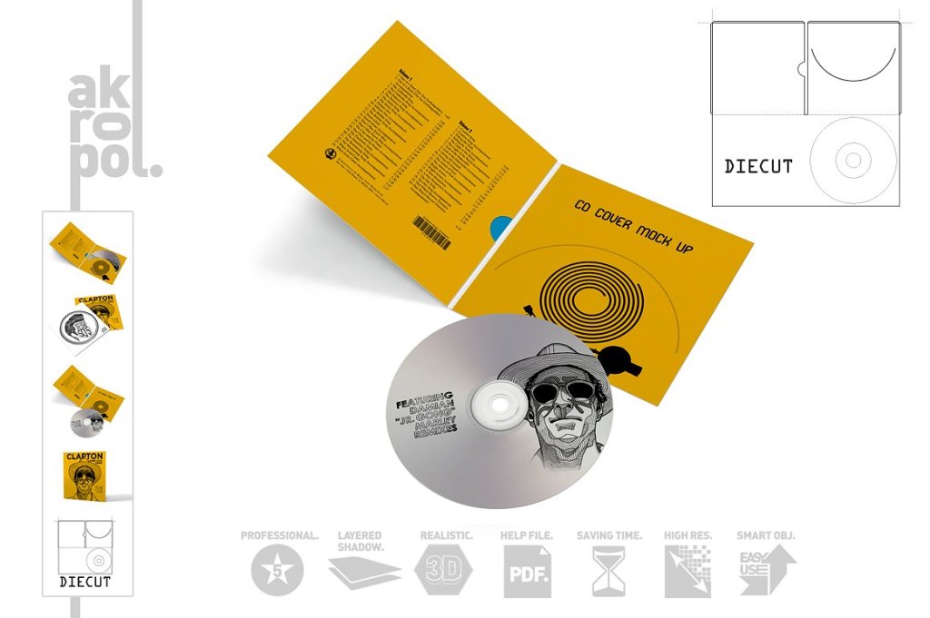 21+ Download Cd Cover Mockup Free&nbsp;PSD