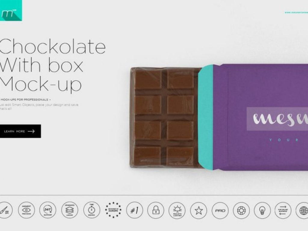 47+ Download Chocolate Box Packaging Mockup Free&nbsp;PSD