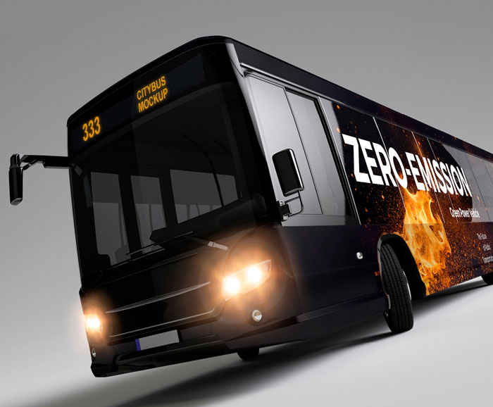 13+ Download Bus Mockup Psd&nbsp;PSD