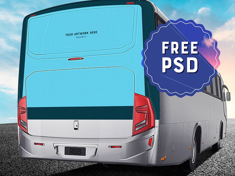10+ Download Free Bus Ad Mockup&nbsp;PSD