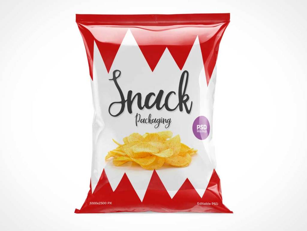 19+ Download Blank Chip Bag Mockup&nbsp;PSD